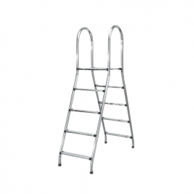 Double Sides Ultra Quality Swimming Pool Accessories Stainless Steel Anti-Slip Safety Pool Ladder 