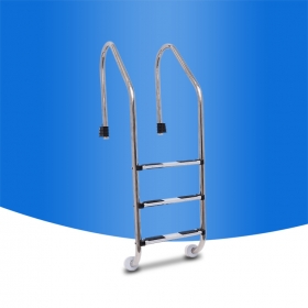 SL Shape Custom 2/3/4/5 Steps 304/316 Stainless Steel Outdoor Equipment Swimming Pool Ladder 